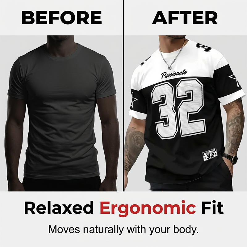 🔥Summer Hot Sale - ONLY ￡10.99!!🔥Men's Casual Graphic Print T-Shirt