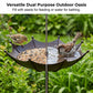 🐦 50% OFF NOW! ✨ Hanging Umbrella Bird Feeder & Bath – Dual-Use, Rust-Resistant, Vintage Style & Perfect for Garden Decor ☂️