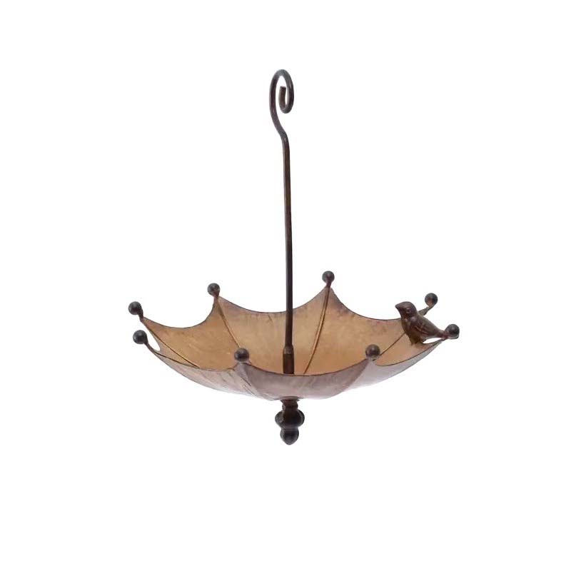 🐦 50% OFF NOW! ✨ Hanging Umbrella Bird Feeder & Bath – Dual-Use, Rust-Resistant, Vintage Style & Perfect for Garden Decor ☂️