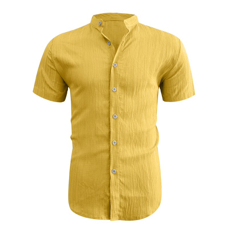 ✨2026 New Arrival 58% Off👕Men's Summer Stand Collar Short Sleeve Shirt