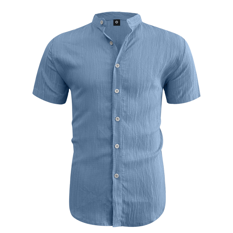 ✨2026 New Arrival 58% Off👕Men's Summer Stand Collar Short Sleeve Shirt