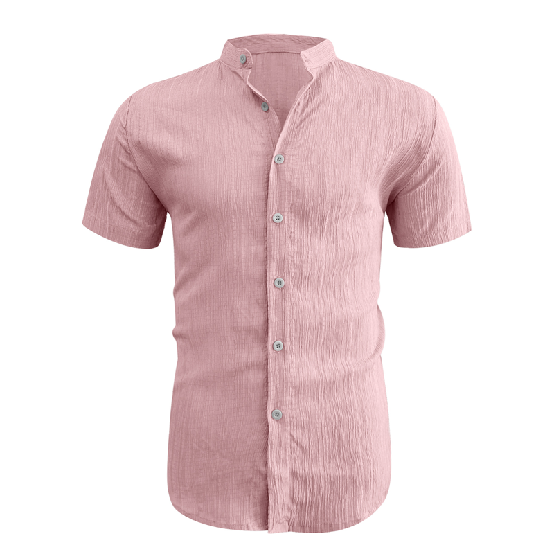 ✨2026 New Arrival 58% Off👕Men's Summer Stand Collar Short Sleeve Shirt