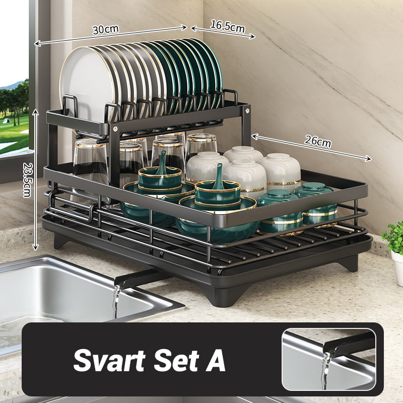 📢📢50% OFF !! ⏰Foldable Over Sink Dish Drying Rack
