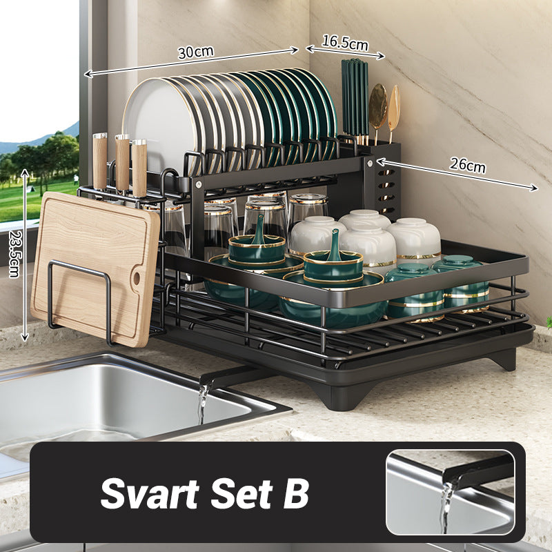 📢📢50% OFF !! ⏰Foldable Over Sink Dish Drying Rack