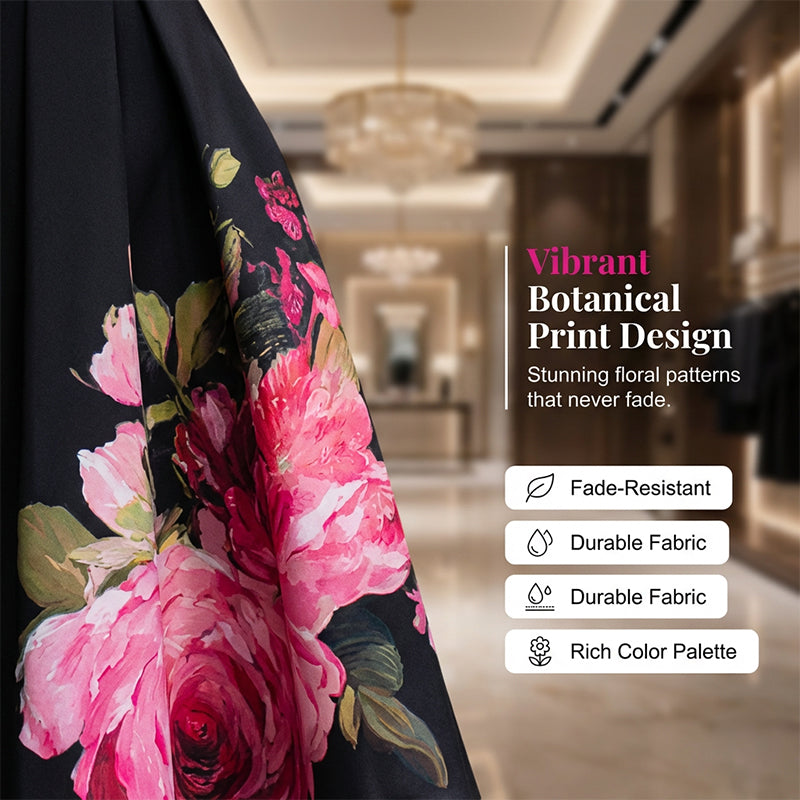 Elegant Sleeveless A-Line Midi Dress with Floral Print