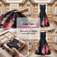 Elegant Sleeveless A-Line Midi Dress with Floral Print