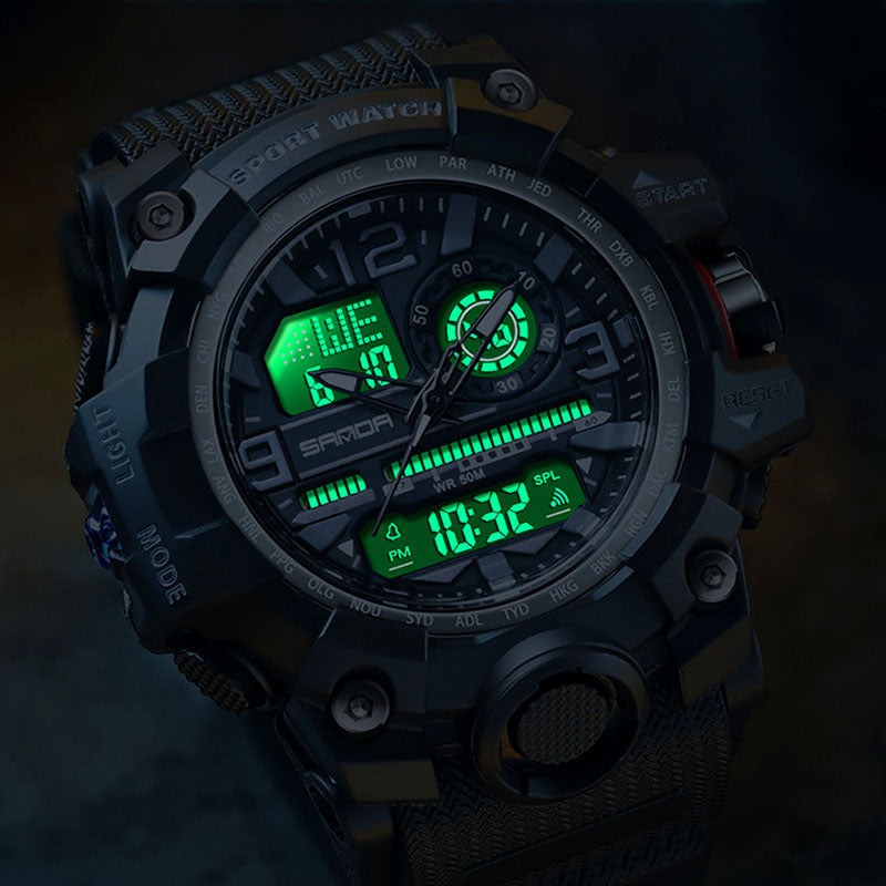 Men's Fashion Multifunctional Waterproof Luminous Watch