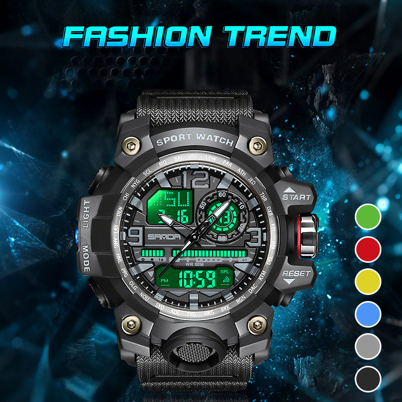 Men's Fashion Multifunctional Waterproof Luminous Watch