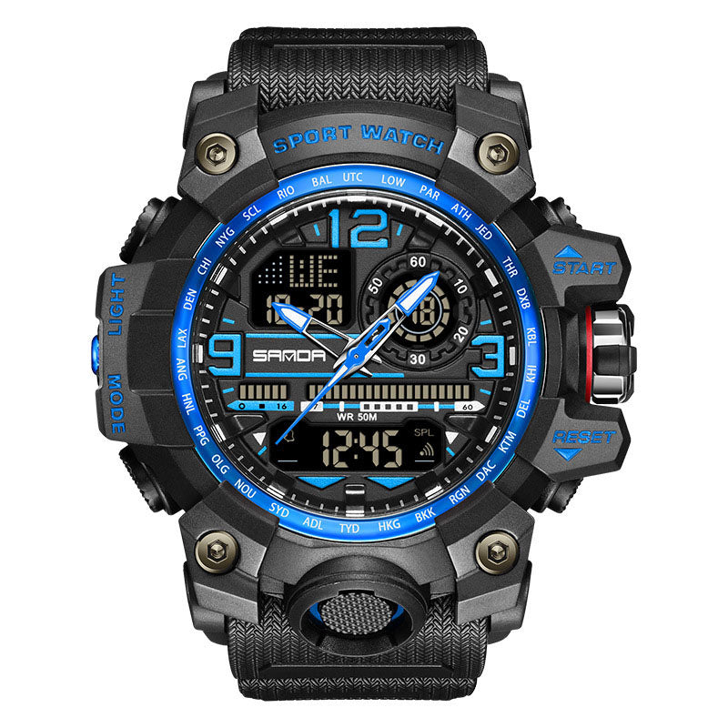 Men's Fashion Multifunctional Waterproof Luminous Watch