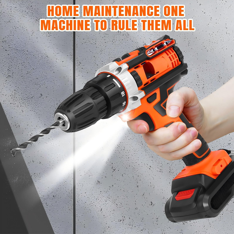 12V Cordless Drill Driver Set
