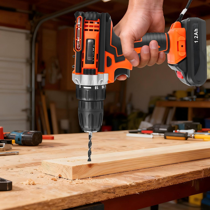 12V Cordless Drill Driver Set