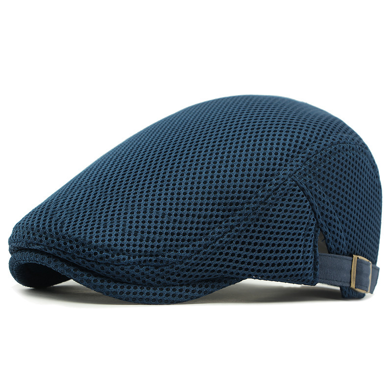 🧢 50% OFF NOW! 🍂 Breathable Flat Cap with Adjustable Strap – Mesh Fabric, Classic Ivy Style & Perfect for Autumn Days 🍁