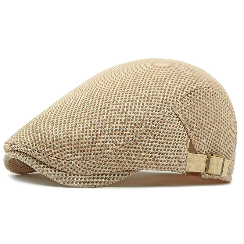 🧢 50% OFF NOW! 🍂 Breathable Flat Cap with Adjustable Strap – Mesh Fabric, Classic Ivy Style & Perfect for Autumn Days 🍁