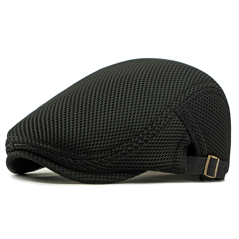 🧢 50% OFF NOW! 🍂 Breathable Flat Cap with Adjustable Strap – Mesh Fabric, Classic Ivy Style & Perfect for Autumn Days 🍁