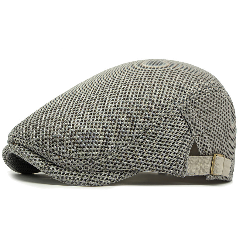 🧢 50% OFF NOW! 🍂 Breathable Flat Cap with Adjustable Strap – Mesh Fabric, Classic Ivy Style & Perfect for Autumn Days 🍁