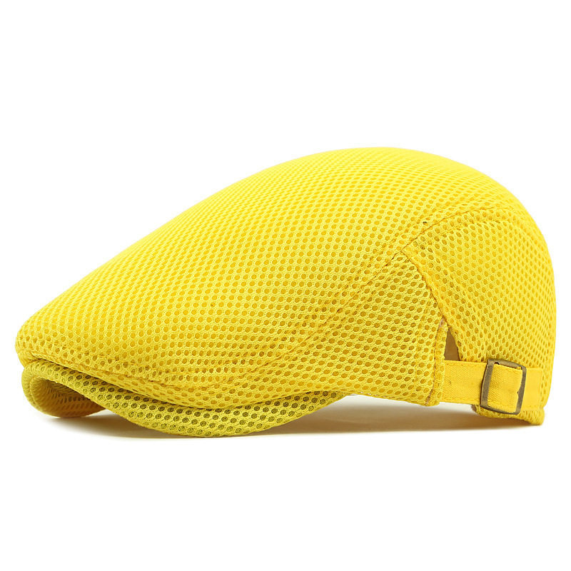 🧢 50% OFF NOW! 🍂 Breathable Flat Cap with Adjustable Strap – Mesh Fabric, Classic Ivy Style & Perfect for Autumn Days 🍁