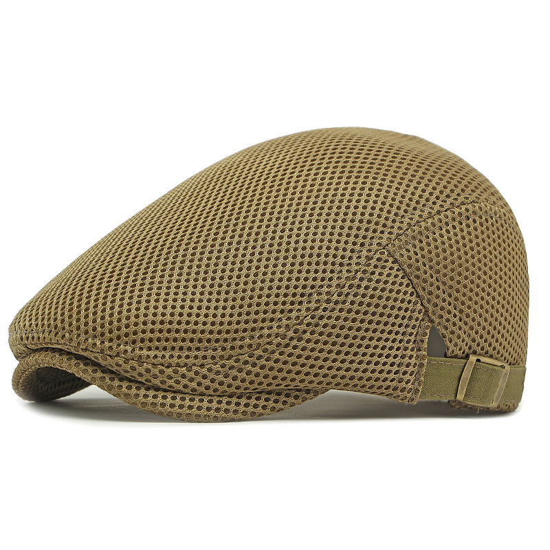 🧢 50% OFF NOW! 🍂 Breathable Flat Cap with Adjustable Strap – Mesh Fabric, Classic Ivy Style & Perfect for Autumn Days 🍁