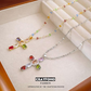 🔥2026 New Arrival ＆ Hot Sale🔥 Colorful Rhinestone Cross Necklace – Dazzling Multicolor & Adjustable Chain – Lightweight Statement Piece 🌈