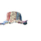 Patchwork Multicolored Mushroom Hemp Hat with Pocket