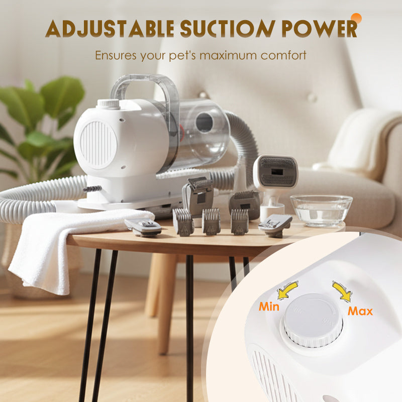 All-in-One Pet Grooming Vacuum Kit