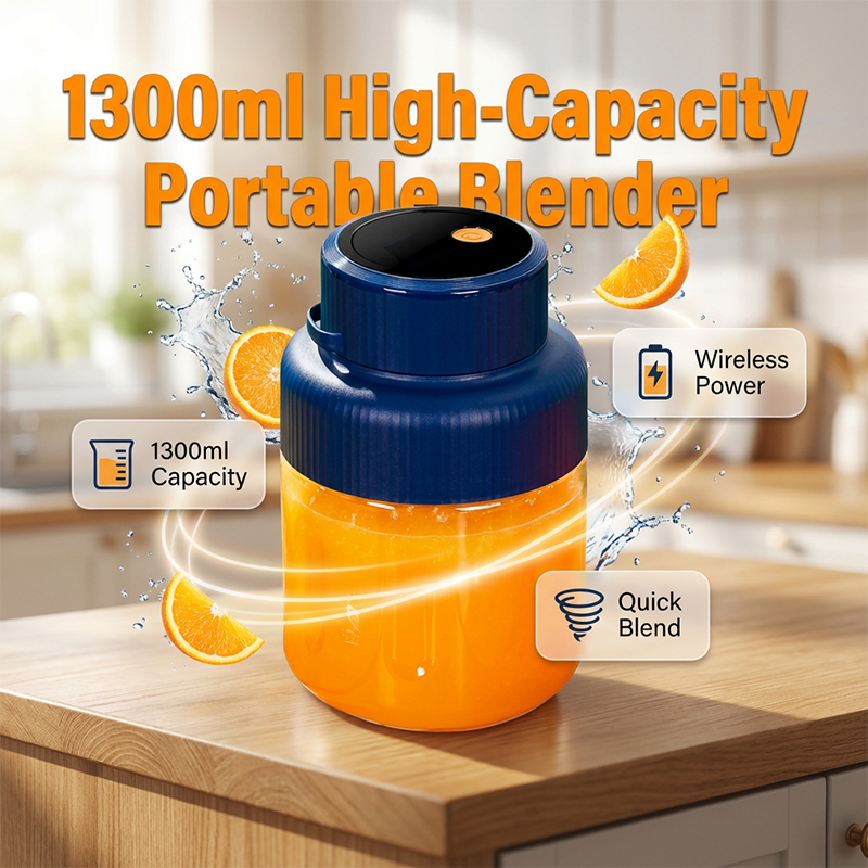 🔥Warm Winter Sale 50% OFF!✨1300ml High-Capacity Portable Blender