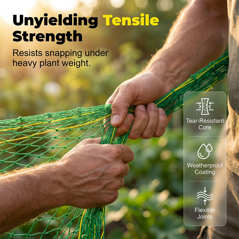💐50% OFF! Heavy-Duty Garden Trellis Netting – Withstands Wind & Plants ☀️💪【Limited Offer】