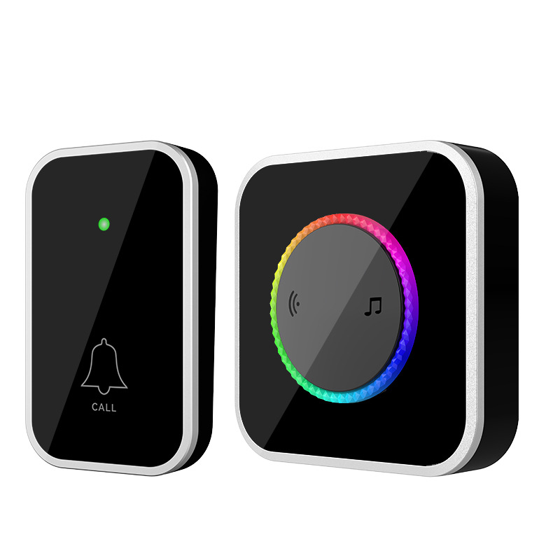 ⏰🎁Wireless Doorbell with 7-Color LED Light