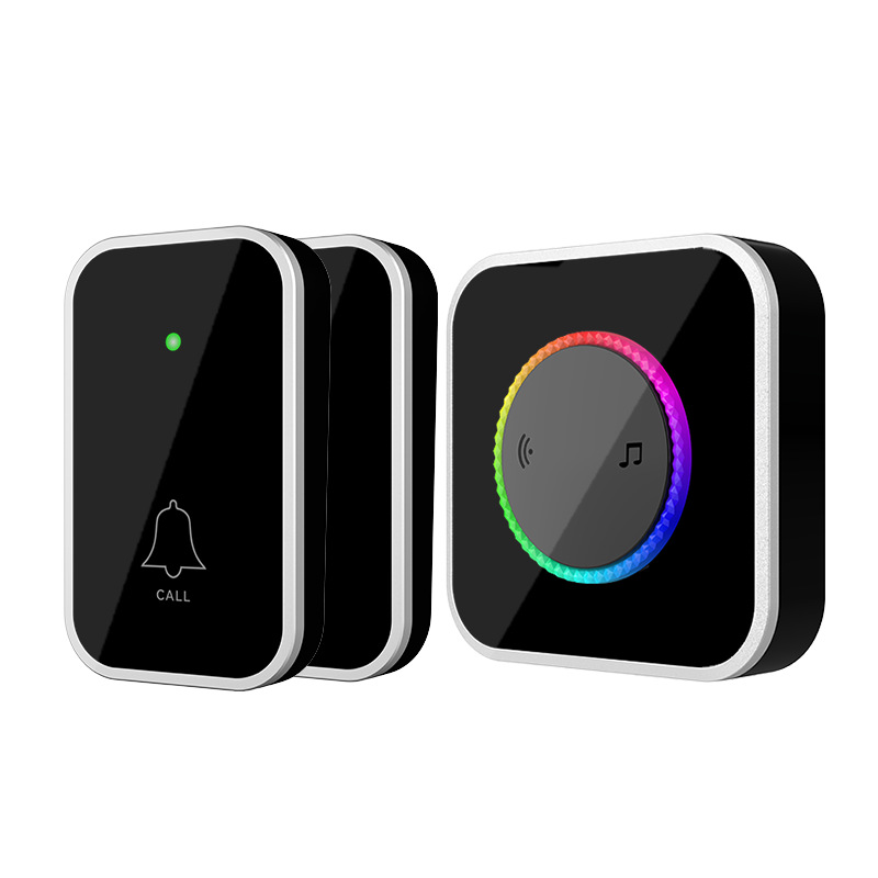⏰🎁Wireless Doorbell with 7-Color LED Light