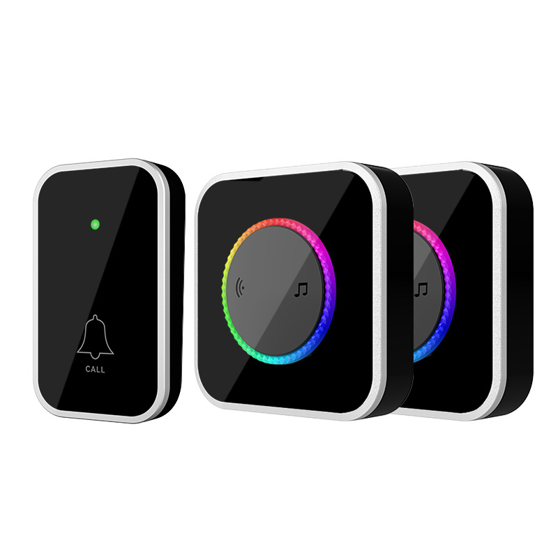 ⏰🎁Wireless Doorbell with 7-Color LED Light