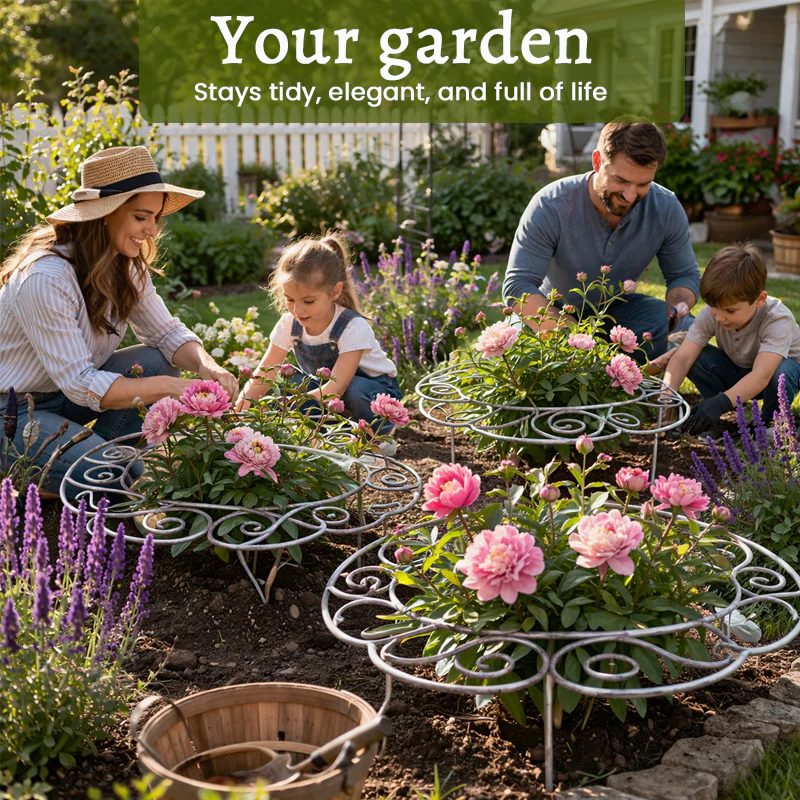 Heavy-Duty Flower Support Frame