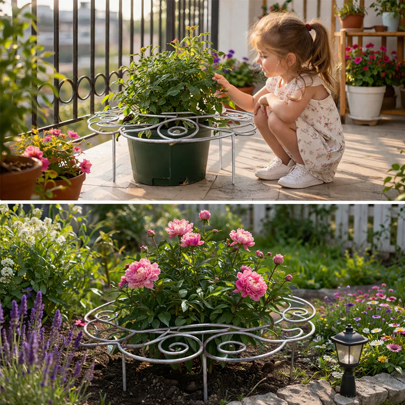 Heavy-Duty Flower Support Frame