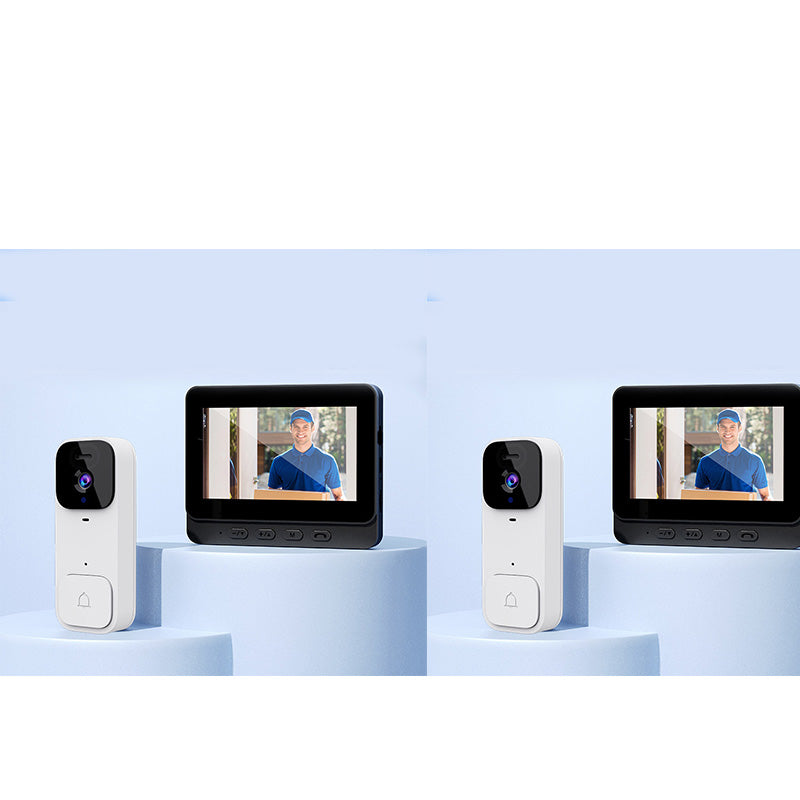 🥳2026 HOT SALE🥳💞50K+ SOLD!📹🚪 50% OFF! Smart Video Doorbell with 4.3″ Display – See & talk to visitors, no need to open the door. Infrared night vision. Stay safe! 🛡️✨