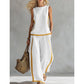 👚 50% OFF NOW! 👖 Casual Sleeveless Colorblock Top & Wide-Leg Pants Set – Soft, breathable & flowy – Perfect for summer days, beach or casual chic – effortless matching style 🌸