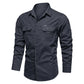 ⏰🔥LIMITED TIME 50% OFF! 👔 Men’s Long Sleeve Cotton Workwear Shirt – Durable, Comfortable & Perfect for Everyday Work ✨💪