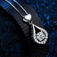 Twinkling Heart Waterdrop Stone Necklace
