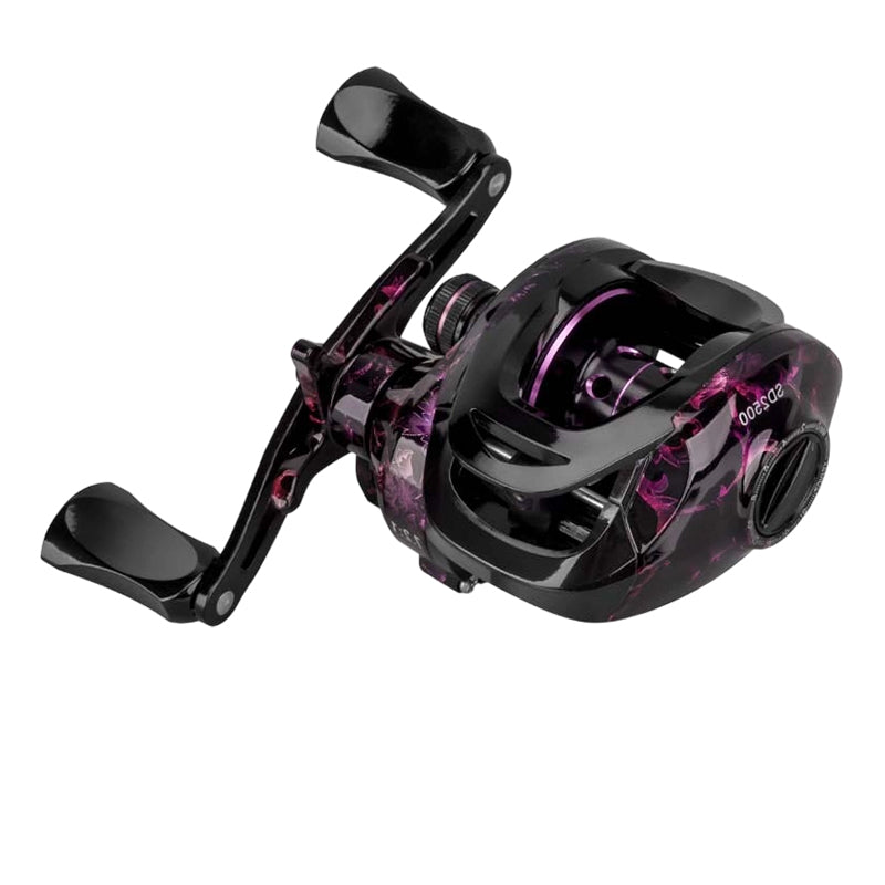 Advanced Baitcasting Fishing Reel with Drag Alarm & Precision Brakes
