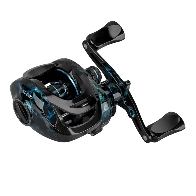 Advanced Baitcasting Fishing Reel with Drag Alarm & Precision Brakes