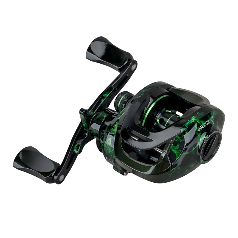 Advanced Baitcasting Fishing Reel with Drag Alarm & Precision Brakes