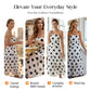 🥳SUMMER HOT SALE💞50% OFF! 🔥 Polka Dot Strapless Dress – Flowy, Lightweight & Perfect for Beach Vacations 🏖️🌸✨