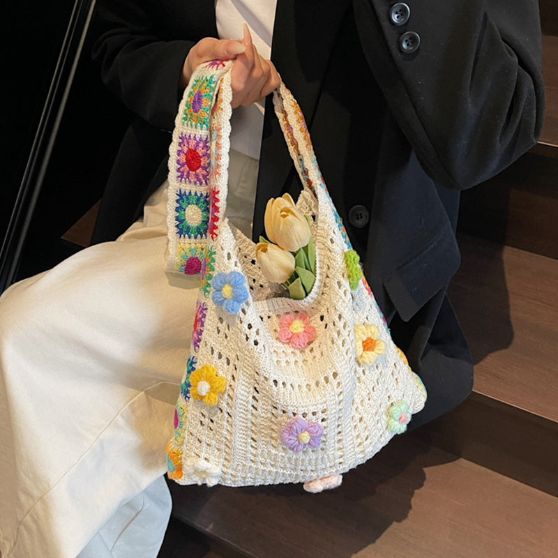 🧺 LIMITED-TIME 57% OFF! ✨ Women's Crochet Ethnic Bag – Bohemian, Spacious, Versatile 🌼
