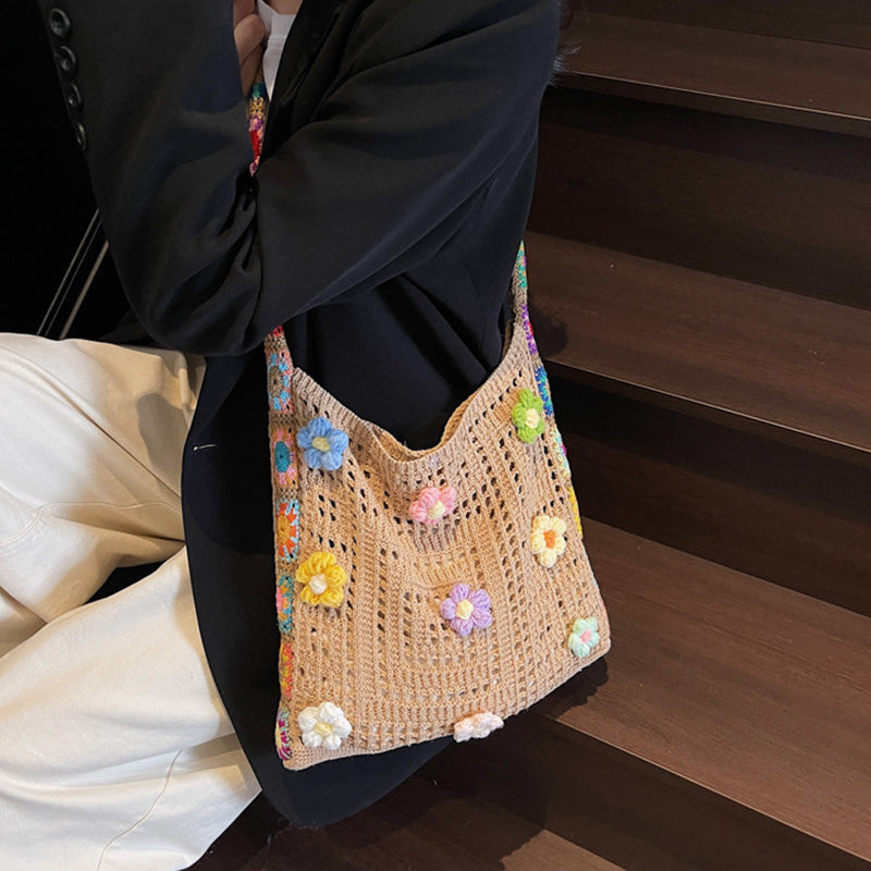 🧺 LIMITED-TIME 57% OFF! ✨ Women's Crochet Ethnic Bag – Bohemian, Spacious, Versatile 🌼