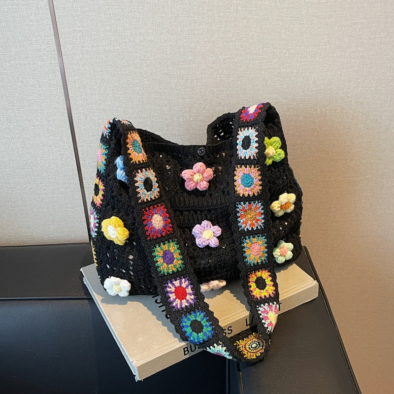 🧺 LIMITED-TIME 57% OFF! ✨ Women's Crochet Ethnic Bag – Bohemian, Spacious, Versatile 🌼