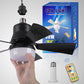 🔥Sale 58%OFF-💡🔥2-IN-1 PORTABLE CEILING FAN & LIGHT with Remote Control
