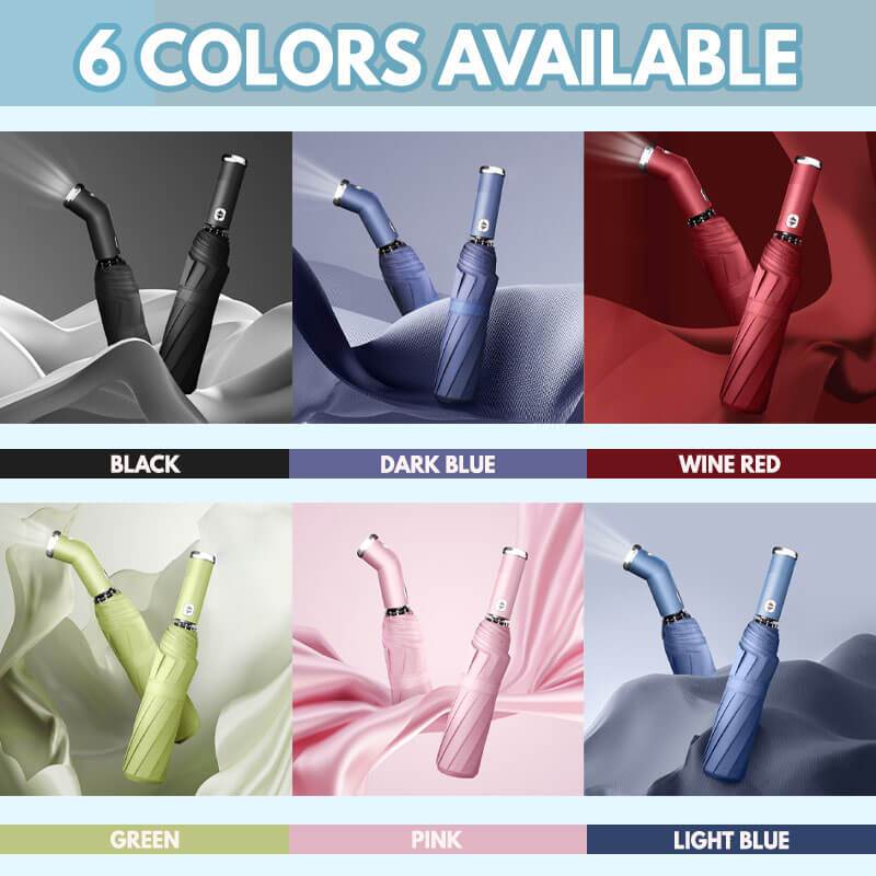🌂Windproof LED Sun & Rain Umbrella
