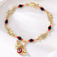 📿 50% OFF NOW! 🐘 Bohemian Evil Eye Bracelet – Elephant & Hamsa Charms – Gold-Tone & Adjustable ✨