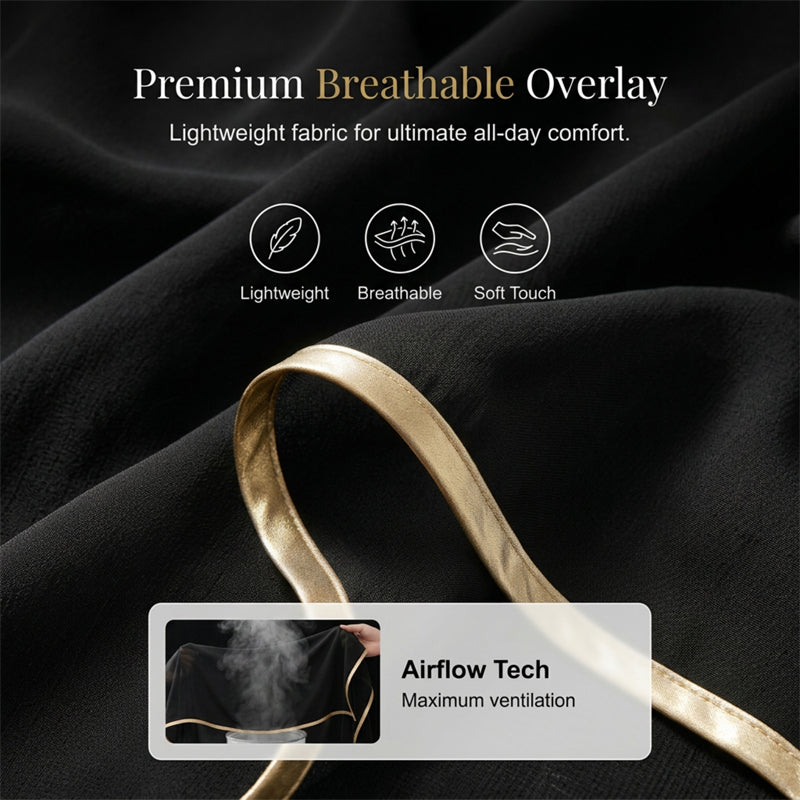 🍂New arrival 50% OFF!🖤Women's Wide-Leg Pants – Flowy, Gold Trim, Elegant, Versatile