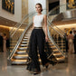 🍂New arrival 50% OFF!🖤Women's Wide-Leg Pants – Flowy, Gold Trim, Elegant, Versatile