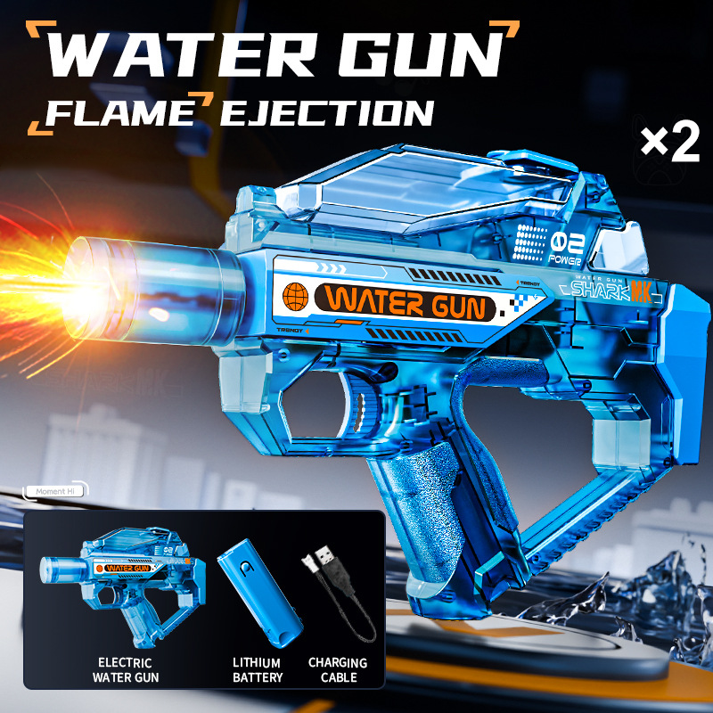 Electric Water Gun with LED & Mist Effects