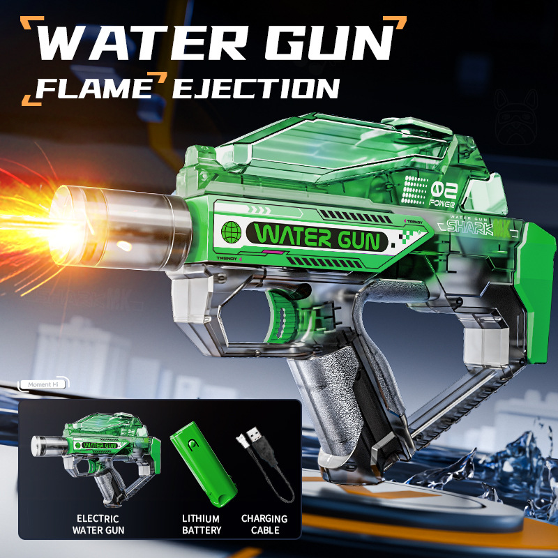 Electric Water Gun with LED & Mist Effects