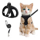 🐱🐶Reflective Mesh Harness and Leash Set for Cats & Small Dogs